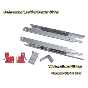 Undermount Khóa ngăn kéo Slides